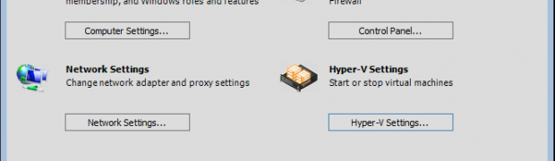 Install Corefig on the Microsoft Hyper-V Server 2012