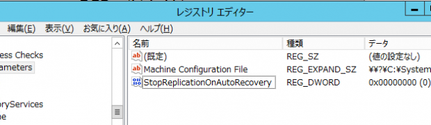 DFSR stopped: Event ID 2213 loggd on Windows Server 2012