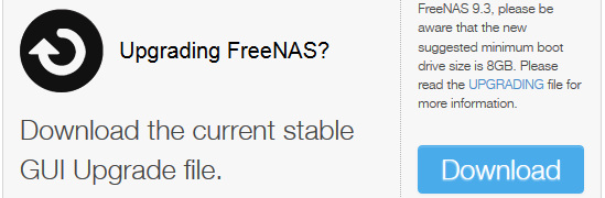 Upgrade FreeNAS 9.3