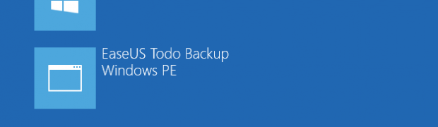 EaseUS Todo Backup WorkstationのPreOS有効化