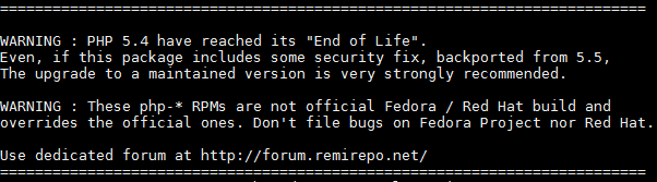 Update from php 5.4 to 5.6 on CentOS 7.2