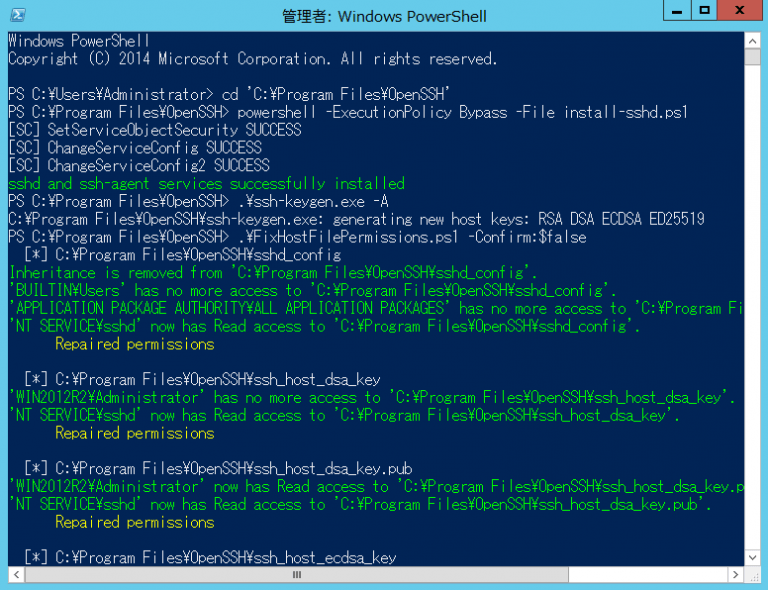 openssh windows server 2012 openssh windows server 2012