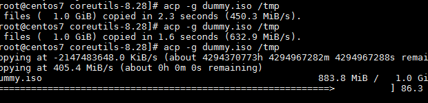 Install Advanced Copy Command on CentOS 7