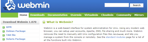 Install Webmin on CentOS 7 with yum