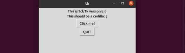 Ubuntu 20にTcl/TkのPythonインターフェースのtkinterをインストール